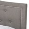 Baxton Studio Emerson Modern Light Grey Upholstered Full Size Bed 136-7445 - alternate 5